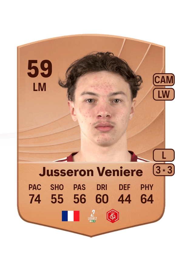 Kilyan Jusseron Veniere 59 EA FC