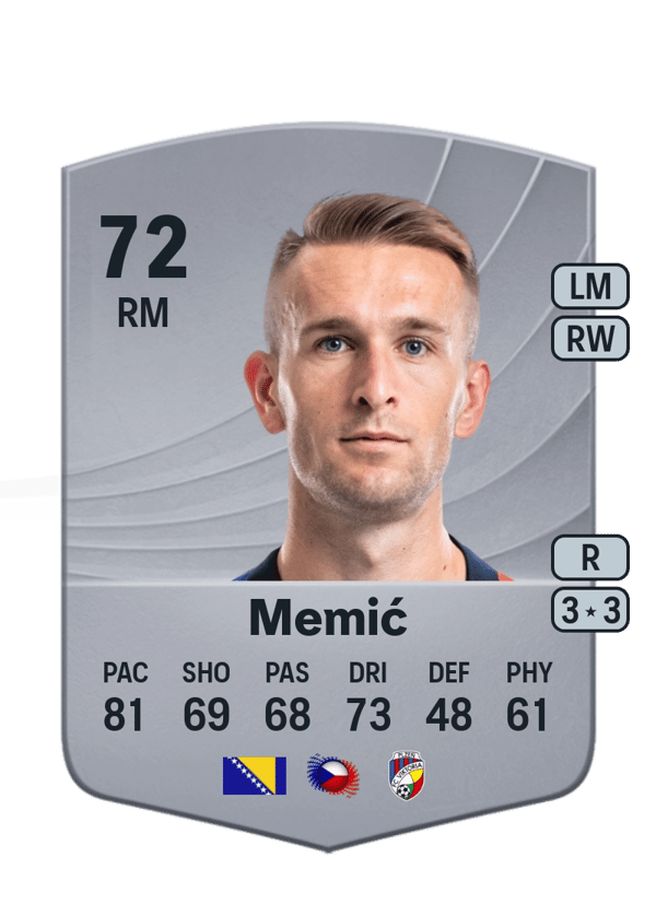 Amar Memić 72 EA FC