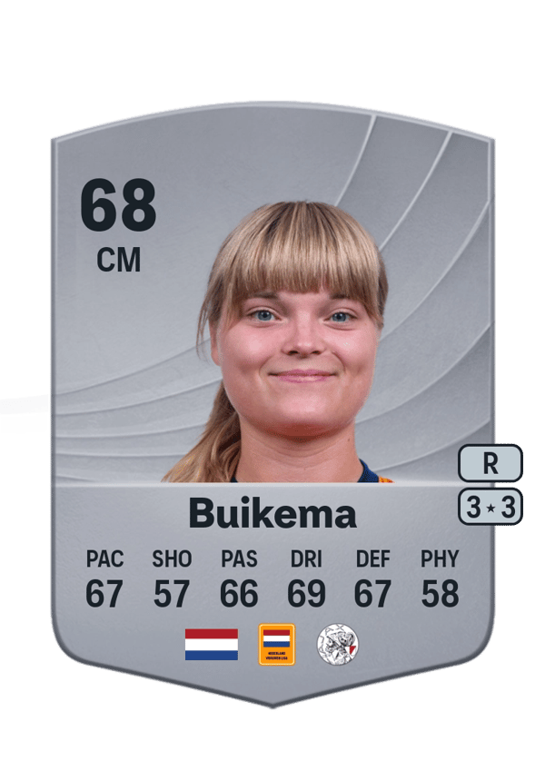 Nayomi Buikema 68 EA FC