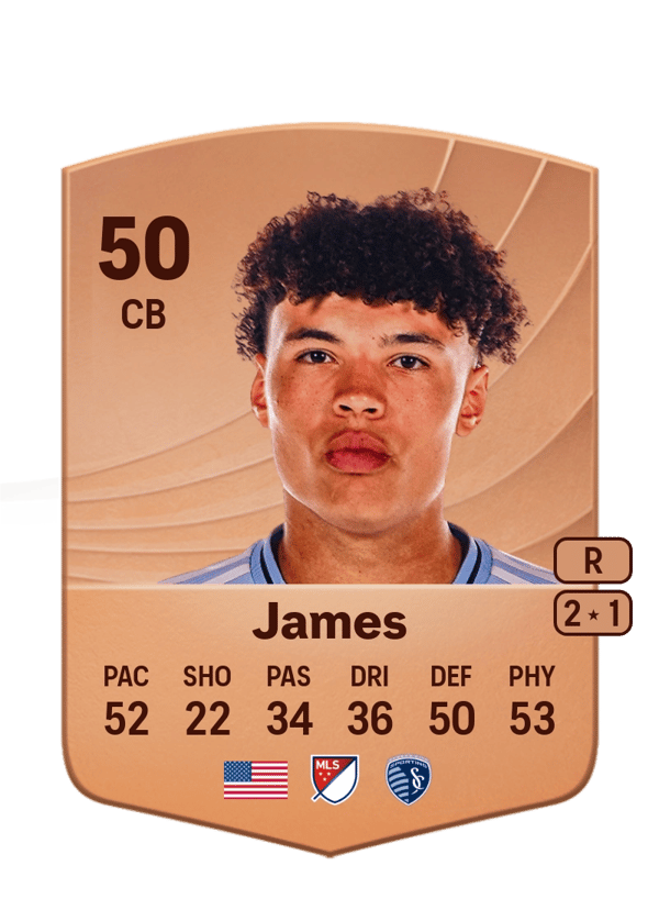 Ian James 50 EA FC