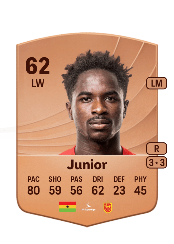 Prince Amoako Junior 62 EA FC