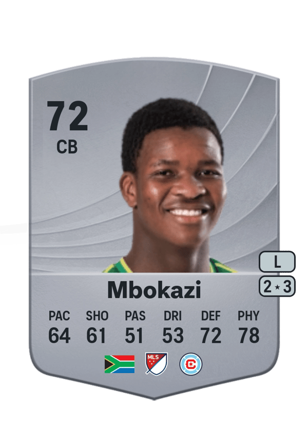Mbekezeli Mbokazi 72 EA FC