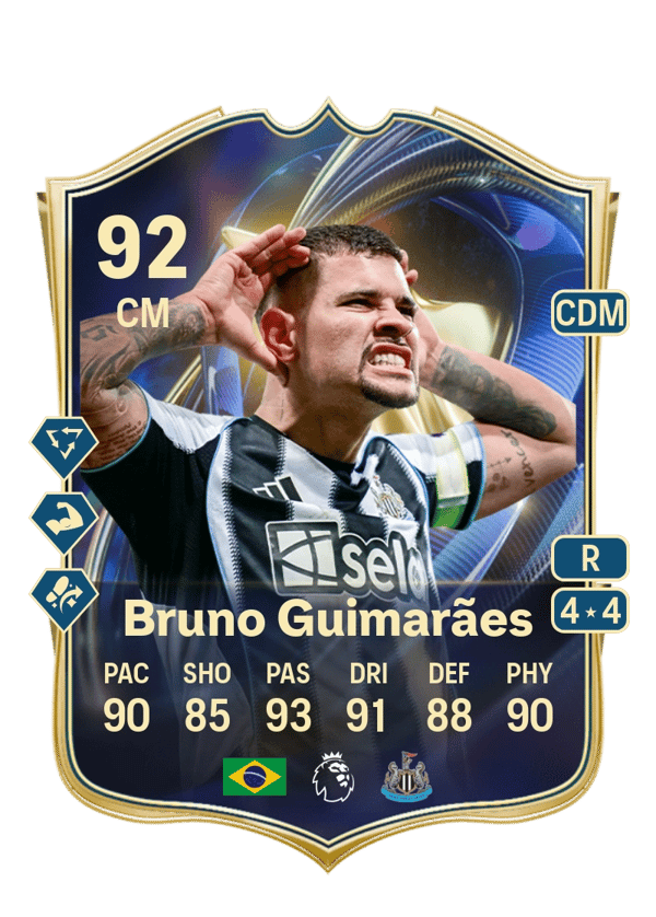 Bruno Guimarães 92 EA FC