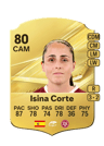 Isina Corte, in FC 27 mit 80 bewertet