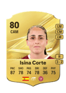 Isina Corte, 80 rated in FC 27
