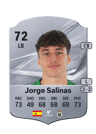 Jorge Salinas, 72 rated in FC 27