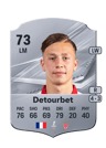 Mathys Detourbet, 73 rated in FC 27