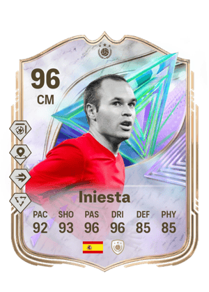 Iniesta - 96 - Festival of Football: Greats of the Game ICON