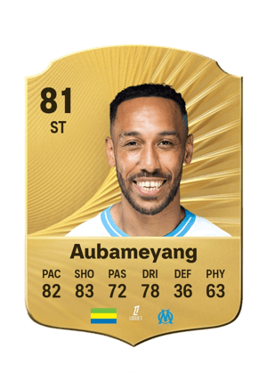 Aubameyang - 81 - Rare