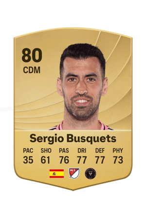 Sergio Busquets - 80 - Common