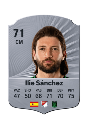 Ilie Sánchez - 71 - Rare