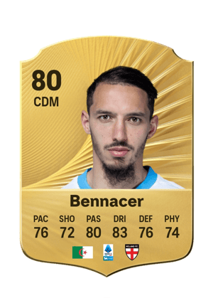 Bennacer - 80 - Rare