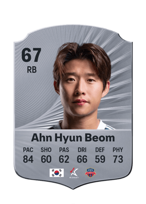 Ahn Hyun Beom - 67 - Rare