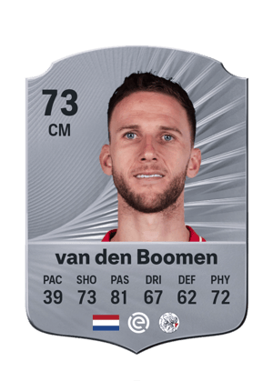 van den Boomen - 73 - Rare