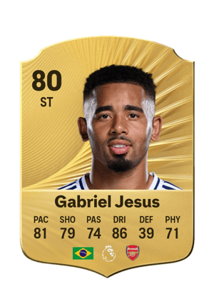 Gabriel Jesus - 80 - Rare