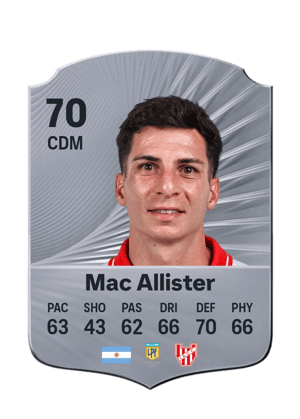 Mac Allister - 70 - Rare