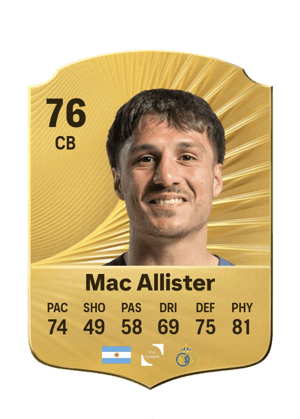 Mac Allister - 76 - Rare
