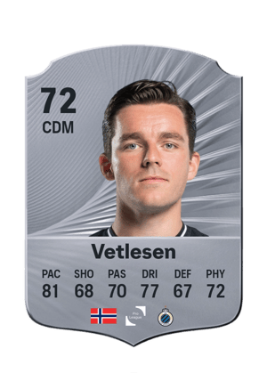 Vetlesen - 72 - Rare