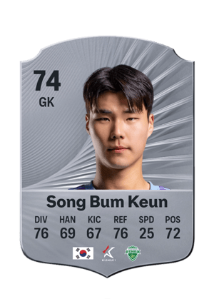 Song Bum Keun - 74 - Rare