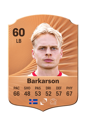 Barkarson - 60 - Rare