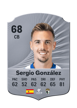 Sergio González - 68 - Rare