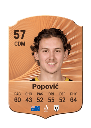 Popović - 57 - Rare