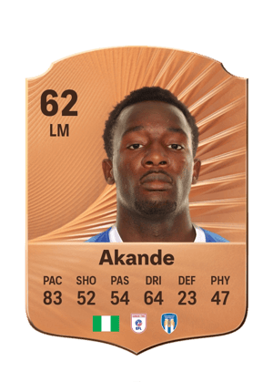 Akande - 62 - Rare