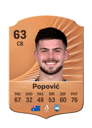 Popović - 63 - Rare