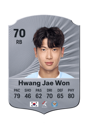 Hwang Jae Won - 70 - Rare