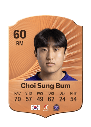 Choi Sung Bum - 60 - Rare