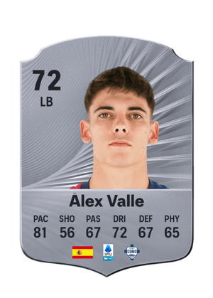Álex Valle - 72 - Rare