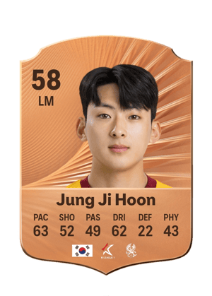 Jung Ji Hoon - 58 - Rare