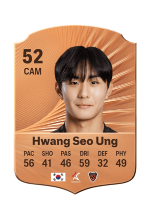 Hwang Seo Ung - 52 - Rare