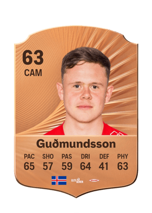 Guðmundsson - 63 - Rare