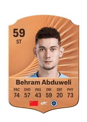 Behram Abduweli - 59 - Rare