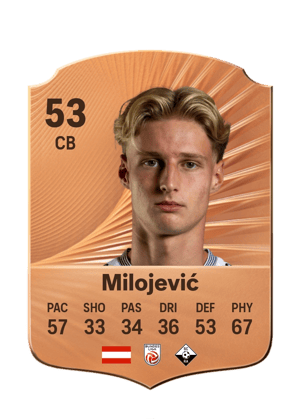 Milojević - 53 - Rare