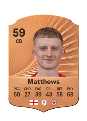 Matthews - 59 - Rare