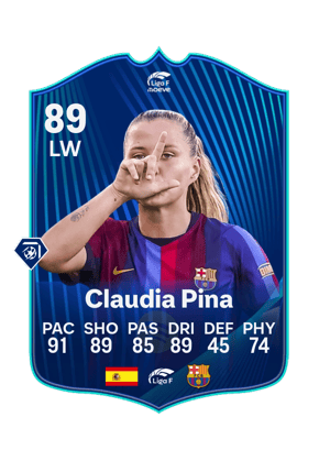 Claudia Pina - 89 - POTM Liga F