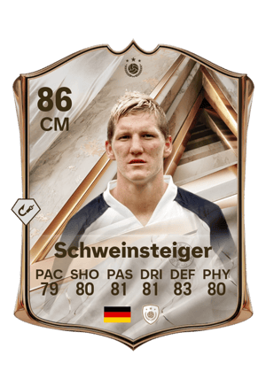 Schweinsteiger - 86 - Debut International Icon