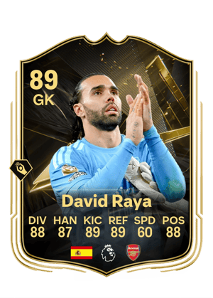David Raya - 89 - Team of the week