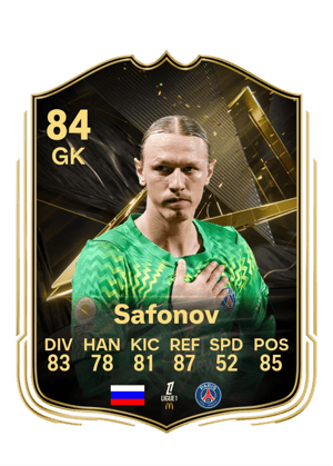 Safonov - 84 - Team of the week