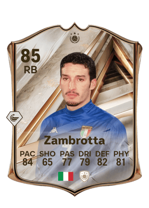 Zambrotta - 85 - Debut International Icon