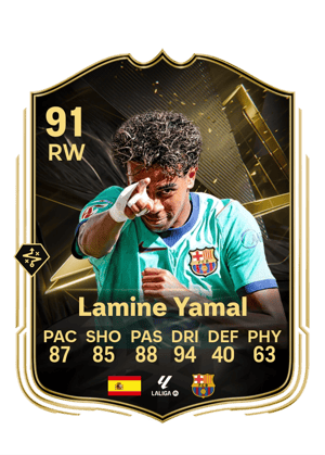 Lamine Yamal - 91 - Team of the week