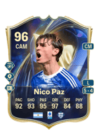 Nico Paz FUT card