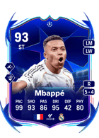 Kylian Mbappé FUT card