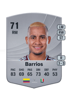 Michael Barrios FUT card