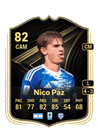 Nico Paz FUT card