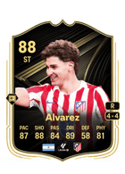 Julián Alvarez FUT card