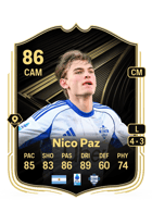 Nico Paz FUT card