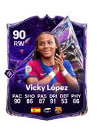 Vicky López FUT card